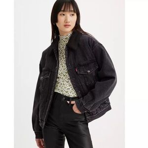Levi’s Premium Black 90s Sherpa Trucker Jacket Size Small - sold out